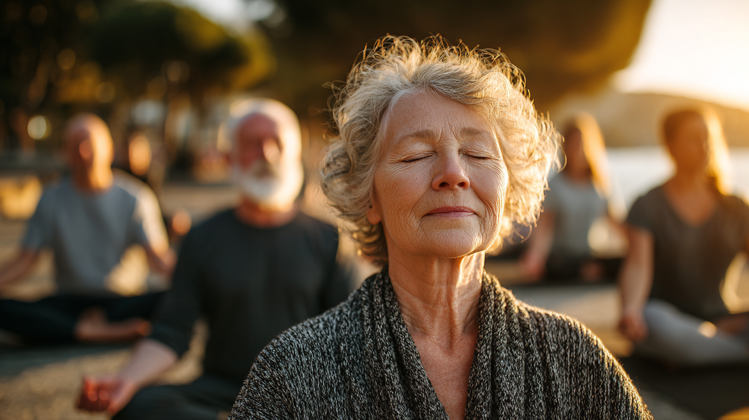 Групова йога сесия за възрастни
